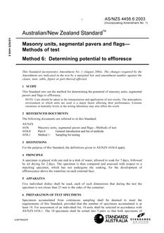 AS/NZS 4456.6:2003 AS/NZS 4456.6:2003
