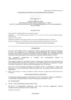 AS/NZS 60335.2.24:2010 Amd 2:2018
