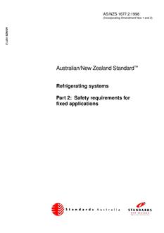 AS/NZS 1677.2:1998 AS/NZS 1677.2:1998