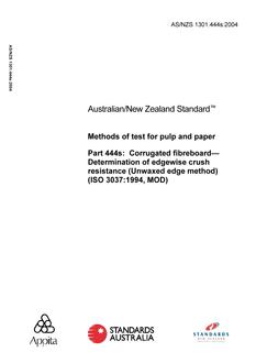 AS/NZS 1301.444S:2004 AS/NZS 1301.444S:2004