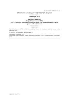 AS/NZS 1428.4.1:2009 AMDT 2