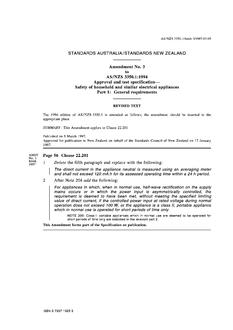 AS/NZS 3350.1:1994 AMDT 3 AS/NZS 3350.1:1994 AMDT 3