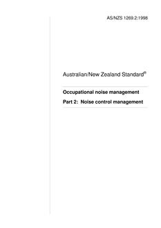 AS/NZS 1269.2:1998 AS/NZS 1269.2:1998