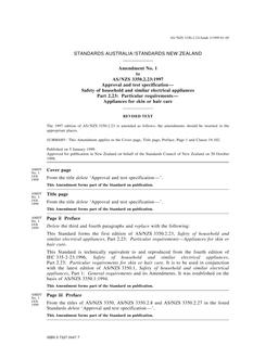 AS/NZS 3350.2.23:1997 AMDT 1