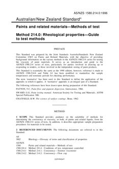 AS/NZS 1580.214.0:1996 AS/NZS 1580.214.0:1996