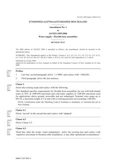 AS/NZS 3499:2006 AMDT 1 AS/NZS 3499:2006 AMDT 1