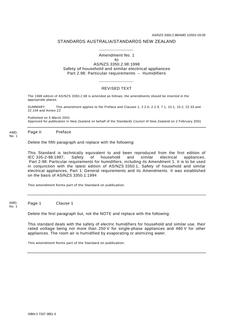 AS/NZS 3350.2.98:1998 AMDT 1 AS/NZS 3350.2.98:1998 AMDT 1