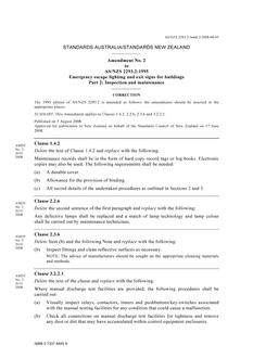 AS/NZS 2293.2:1995 AMDT 2 AS/NZS 2293.2:1995 AMDT 2