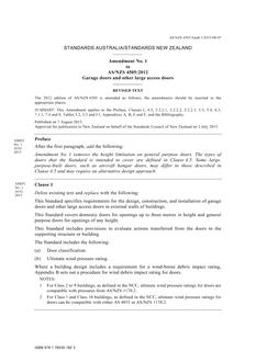 AS/NZS 4505:2012 Amd 1:2015