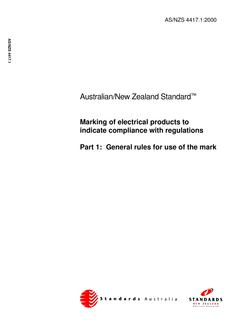 AS/NZS 4417.1:2000 AS/NZS 4417.1:2000