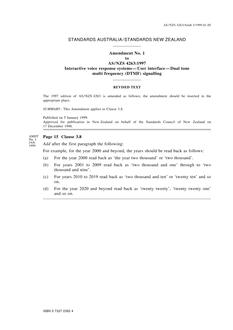 AS/NZS 4263:1997 AMDT 1 AS/NZS 4263:1997 AMDT 1