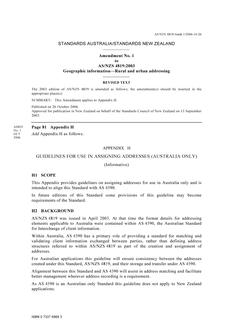 AS/NZS 4819:2003 AMDT 1 AS/NZS 4819:2003 AMDT 1