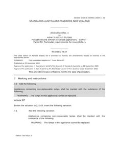 AS/NZS 60335.2.59:2005 AMDT 1