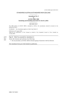 AS/NZS 3808:2000 AMDT 2
