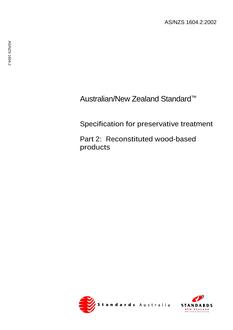 AS/NZS 1604.2:2002 AS/NZS 1604.2:2002
