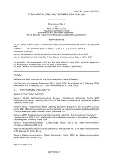 AS/NZS 4417.2:2012 Amd 4:2017