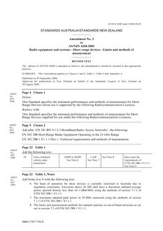 AS/NZS 4268:2003 AMDT 2