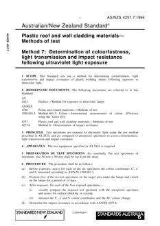 AS/NZS 4257.7:1994 AS/NZS 4257.7:1994