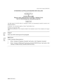 AS/NZS 4456.14:2003 AMDT 2 AS/NZS 4456.14:2003 AMDT 2