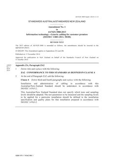 AS/NZS 3080:2013 Amd 1:2014