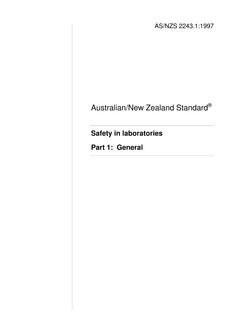 AS/NZS 2243.1:1997 AS/NZS 2243.1:1997
