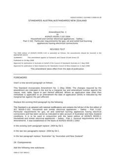 AS/NZS 60335.2.102:2004 AMDT 1