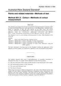 AS/NZS 1580.601.3:1994 AS/NZS 1580.601.3:1994
