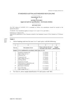 AS/NZS 3133:2013 Amd 2:2016