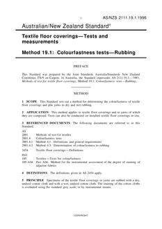 AS/NZS 2111.19.1:1996 AS/NZS 2111.19.1:1996
