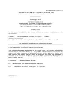 AS/NZS 60335.2.91:2008 AMDT 1