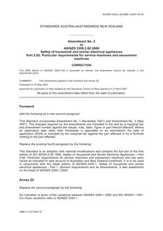AS/NZS 3350.2.82:2000 AMDT 2 AS/NZS 3350.2.82:2000 AMDT 2