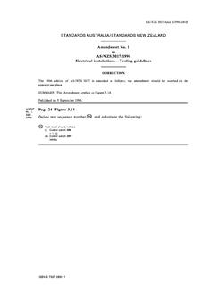 AS/NZS 3017:1996 AMDT 1