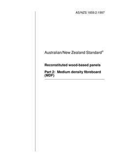 AS/NZS 1859.2:1997 AS/NZS 1859.2:1997
