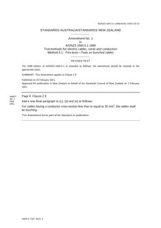 AS/NZS 1660.5.1:1998 AMDT 1 AS/NZS 1660.5.1:1998 AMDT 1