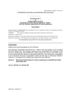 AS/NZS 60335.2.34:2013 Amd 1:2015