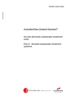 AS/NZS 1546.3:2001 AS/NZS 1546.3:2001