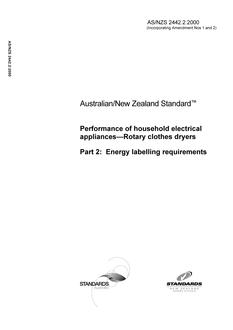AS/NZS 2442.2:2000 AS/NZS 2442.2:2000