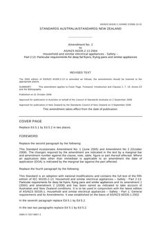 AS/NZS 60335.2.13:2004 AMDT 2