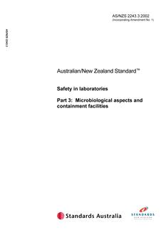 AS/NZS 2243.3:2002 AS/NZS 2243.3:2002