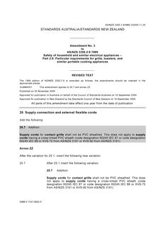 AS/NZS 3350.2.9:1999 AMDT 3 AS/NZS 3350.2.9:1999 AMDT 3