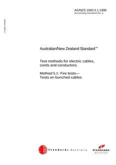 AS/NZS 1660.5.1:1998 AS/NZS 1660.5.1:1998