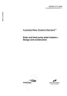 AS/NZS 2712:2002 AS/NZS 2712:2002