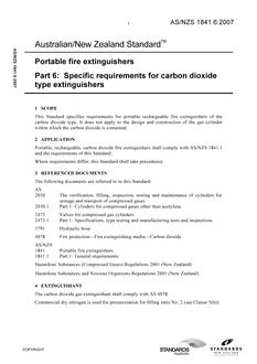 AS/NZS 1841.6:2007 AS/NZS 1841.6:2007