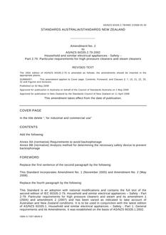 AS/NZS 60335.2.79:2002 AMDT 2