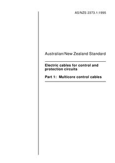 AS/NZS 2373.1:1995 AS/NZS 2373.1:1995