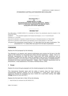 AS/NZS 60335.2.13:2004 AMDT 1