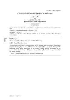 AS/NZS 1927:2010/Amdt 1:2014 AS/NZS 1927:2010/Amdt 1:2014