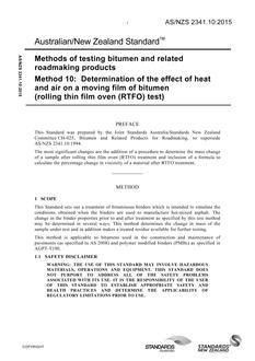 AS/NZS 2341.10:2015 AS/NZS 2341.10:2015