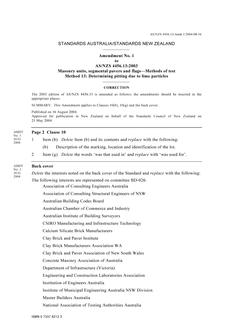AS/NZS 4456.13:2003 AMDT 1 AS/NZS 4456.13:2003 AMDT 1