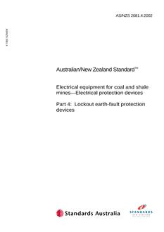 AS/NZS 2081.4:2002 AS/NZS 2081.4:2002